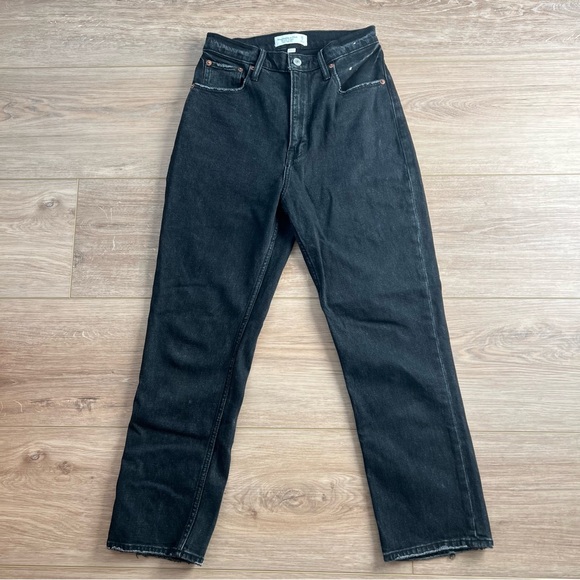 Abercrombie & Fitch Denim - Abercrombie & Fitch women's the ankle straight ultra high rise curve love Jeans